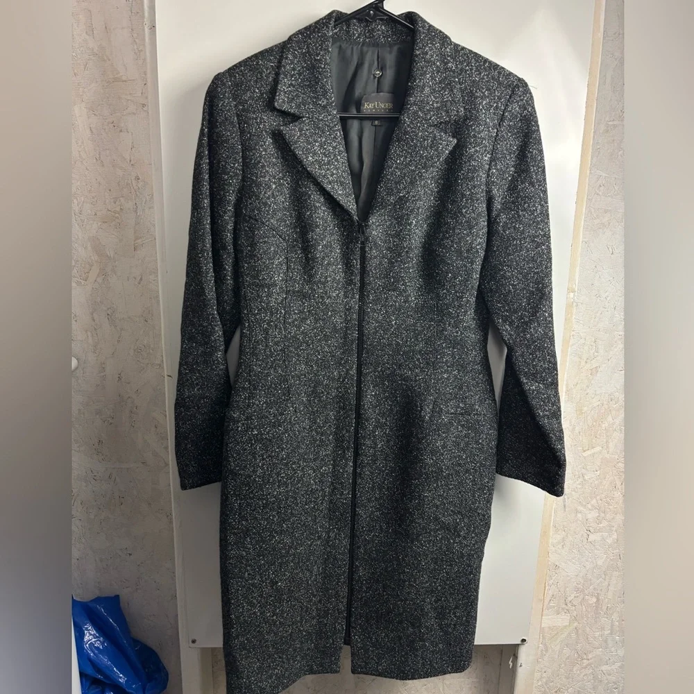 Kay Unger wool silk coat sz‎ 6
